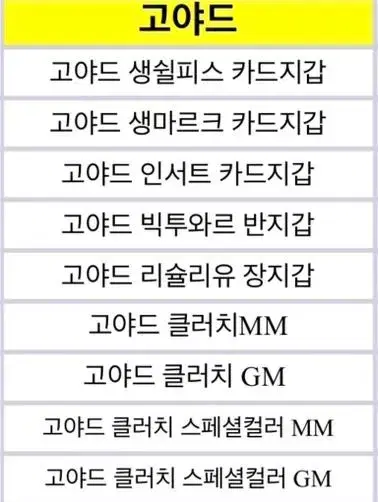 (매입X)중고 명품 매입 단가표&정가품 확인표